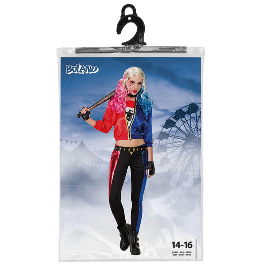 Déguisement Harley Quinn Fille - Costume Complet Ado 14-16 ans