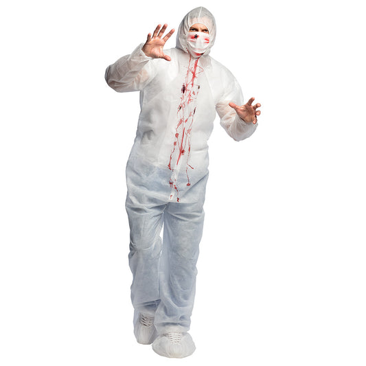 Costume Zombie Infirmier Tachée de Sang Adulte