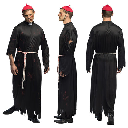 Déguisement Prêtre Zombie Adulte - Costume Halloween Effrayant