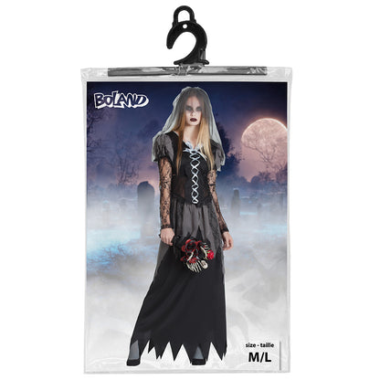 Déguisement Vampire Femme Gothique avec Voile et Accessoires