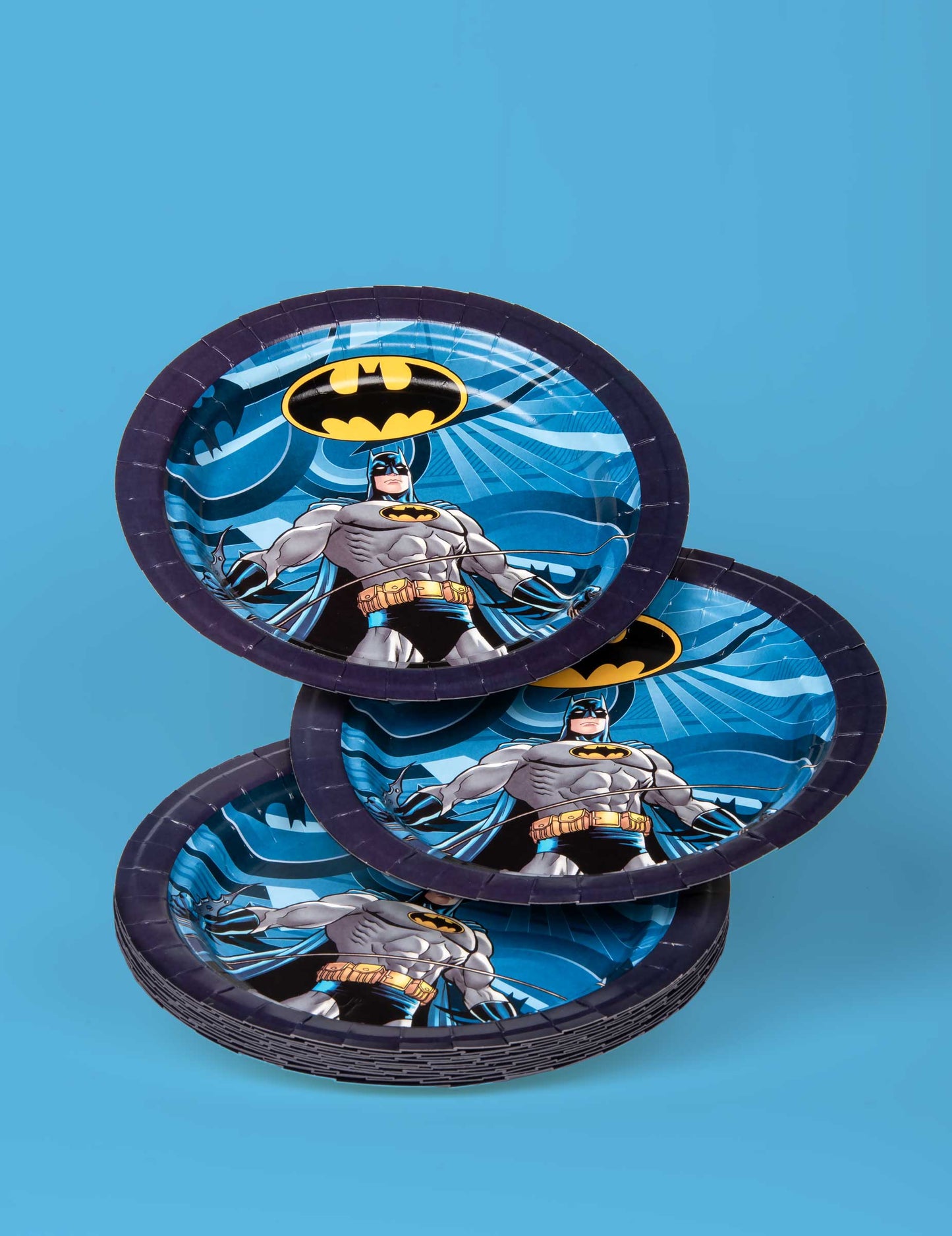 8 Assiettes en carton FSC® Batman 23 cm