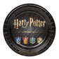 8 Assiettes en carton FSC® Harry Potter 23 cm