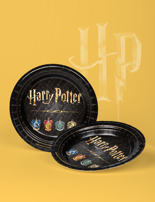 8 Assiettes en carton FSC® Harry Potter 23 cm