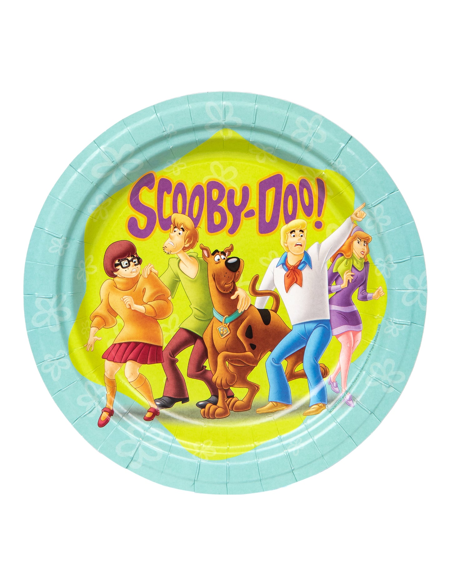 8 Assiettes en carton FSC® Scooby Doo 23 cm