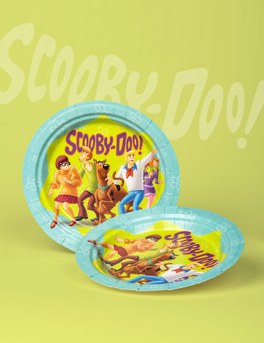 8 Assiettes en carton FSC® Scooby Doo 23 cm