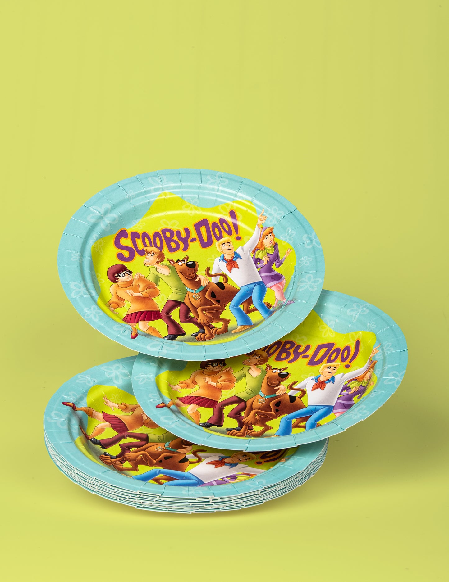 8 Assiettes en carton FSC® Scooby Doo 23 cm