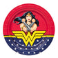 8 Assiettes en carton FSC® Wonder Woman 23 cm