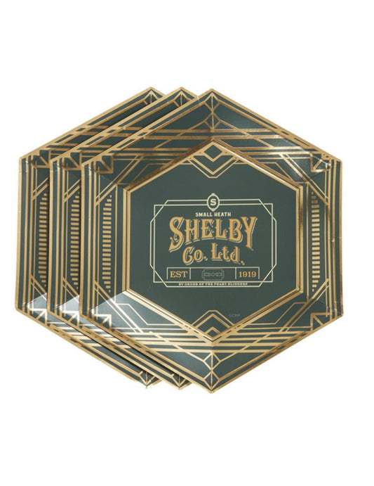 8 Assiettes en carton Peaky Blinders