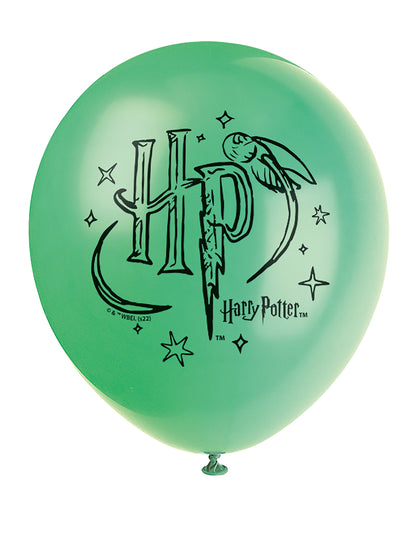 8 Ballons en latex Harry Potter 30 cm