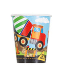 8 Gobelets en carton chantier 270 ml