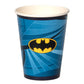 8 Gobelets en carton FSC® Batman 210 ml