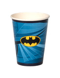 8 Gobelets en carton FSC® Batman 210 ml