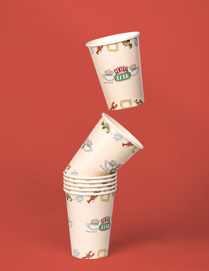 8 Gobelets en carton FSC® Friends 210 ml