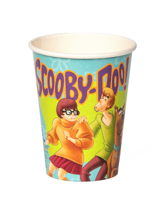 8 Gobelets en carton FSC® Scooby Doo 210 ml