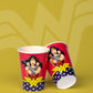 8 Gobelets en carton FSC® Wonder Woman 210 ml