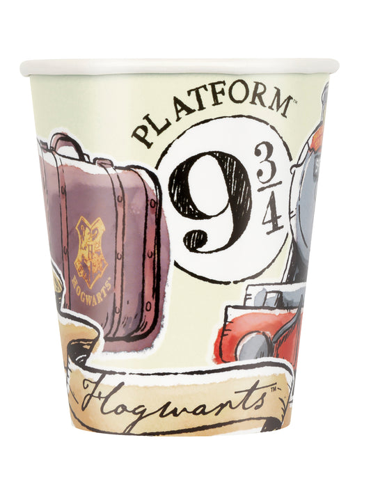 8 Gobelets en carton Harry Potter 270 ml