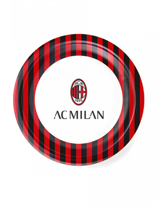 8 Petites assiettes en carton AC Milan 18 cm