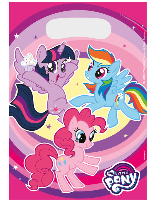 8 Sacs cadeaux My Little Pony 23 x 16,5 cm