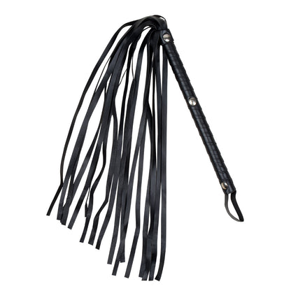 Fouet Noir à Lanières pour Déguisement - Accessoire Fête