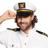 Costume Capitaine Navy - Chapeau Blanc et Accessoires Officier