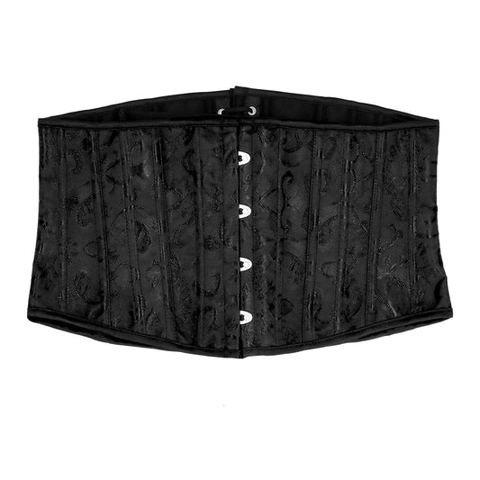 Corset Noir Dentelle Avec Laçage - Accessoire Cabaret Rétro