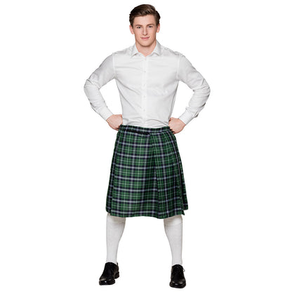 Jupe Écossaise Verte Homme - Déguisement Kilt Tartan