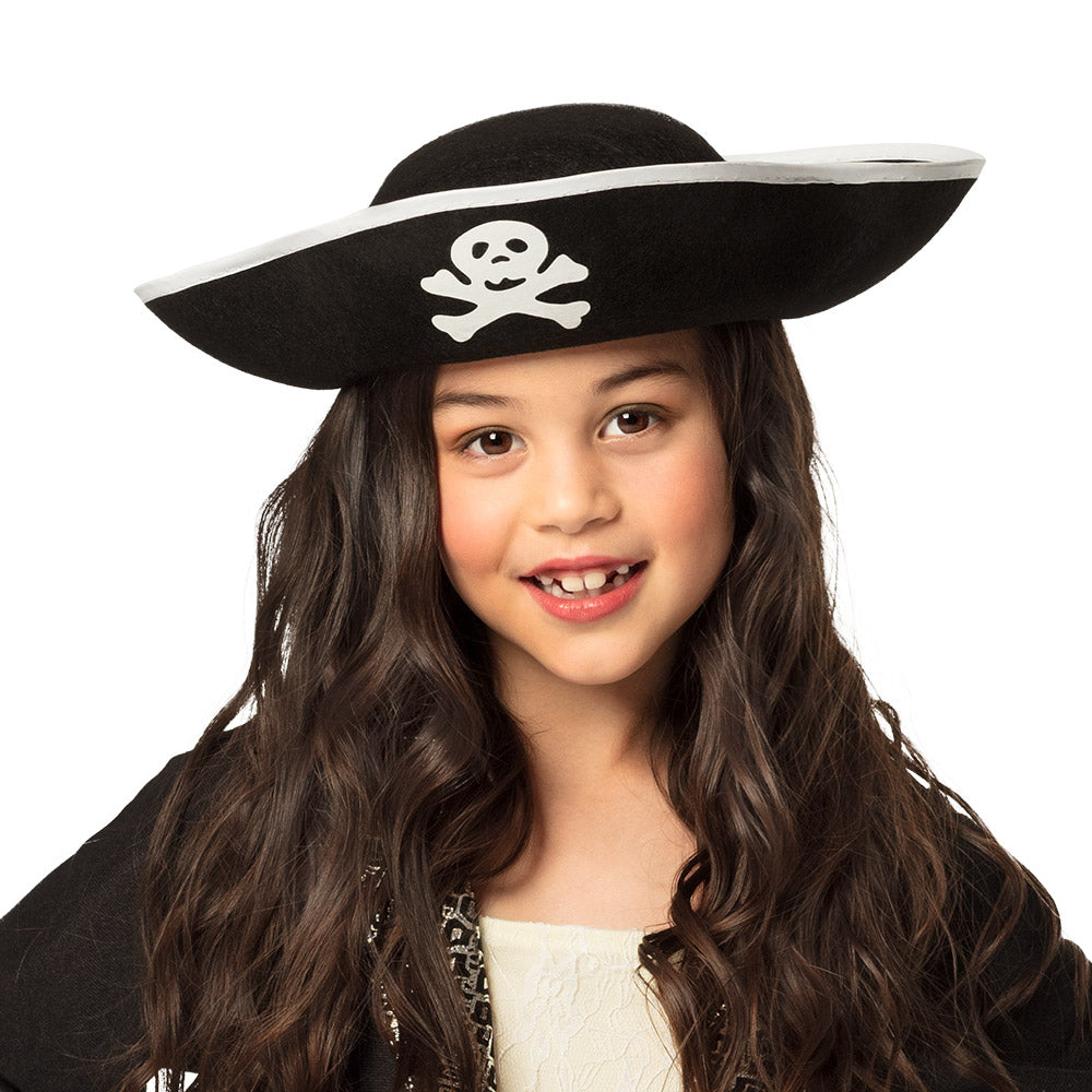 Chapeau de Pirate Enfant - Couvre-chef Skull & Bones