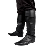 Protège-Bottes Pirate Noir - Accessoire Déguisement Adulte