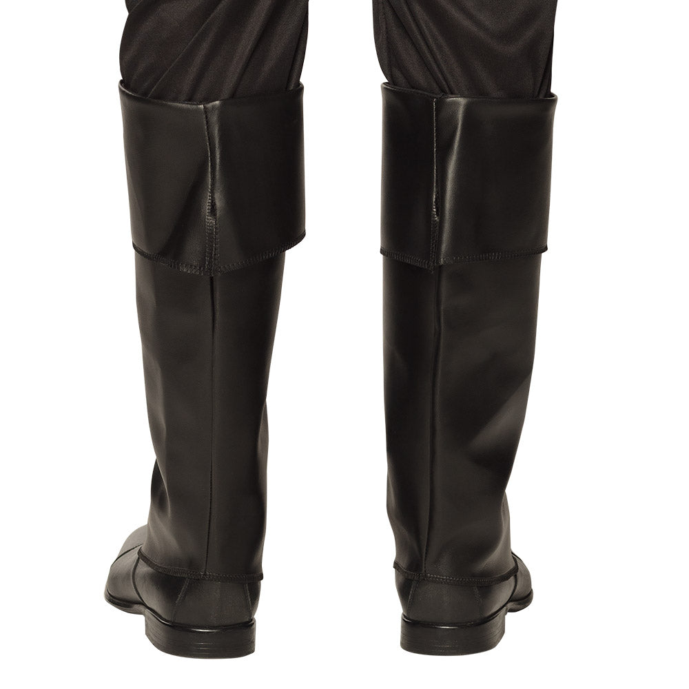 Protège-Bottes Pirate Noir - Accessoire Déguisement Adulte