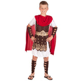 Costume Guerrier Romain Enfant - Cape Rouge et Armure