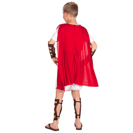Déguisement Guerrier Romain Enfant - Cape Rouge & Armure