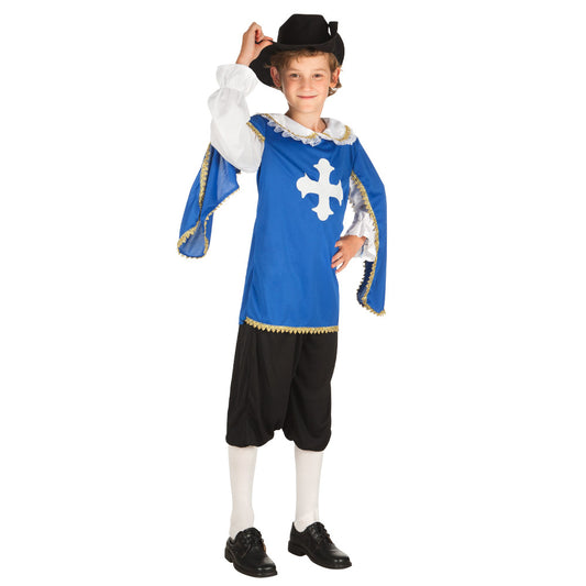 Déguisement Prince Bleu Médiéval Enfant - Cape et Chapeau