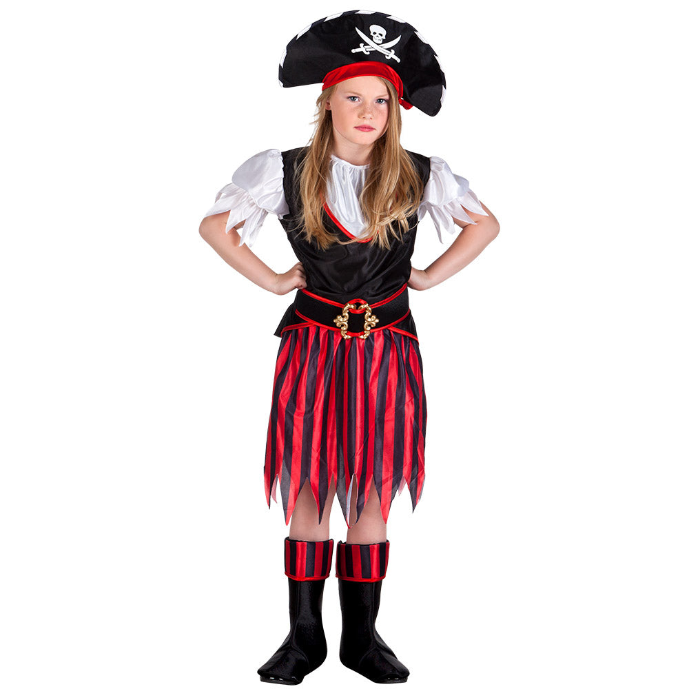 Déguisement Pirate Fille - Costume Complet avec Chapeau
