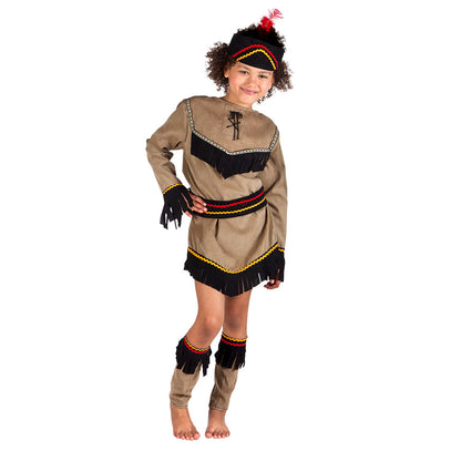 Déguisement Indienne Enfant - Costume Amérindien Fille