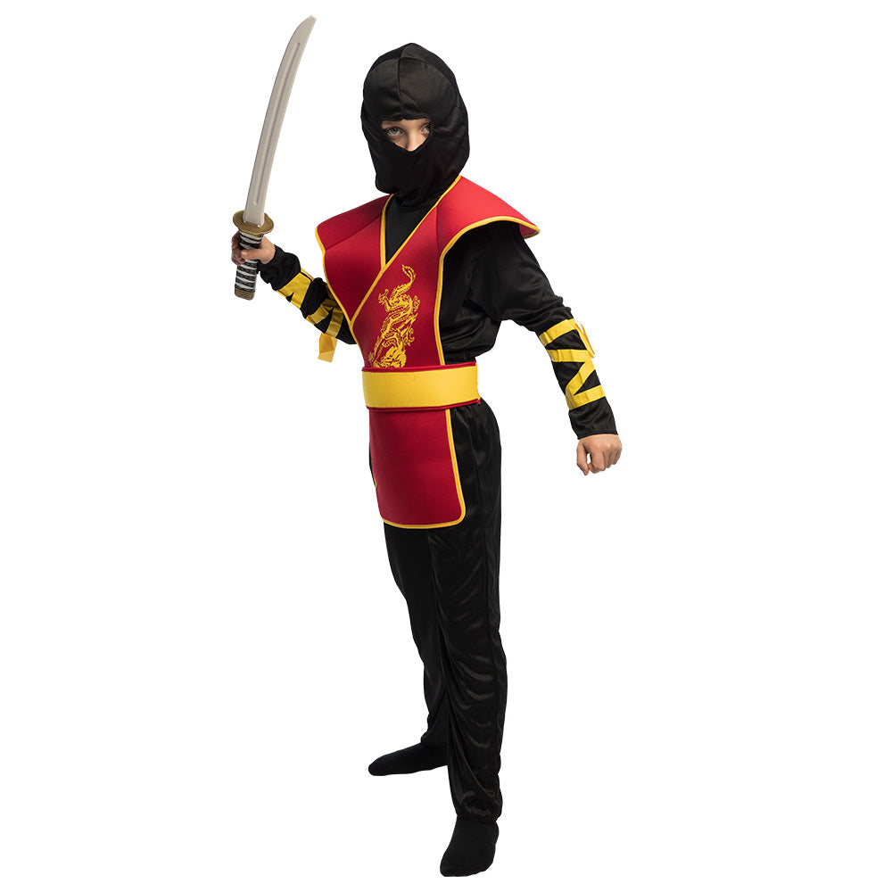 Déguisement Ninja Enfant - Costume Guerrier Asiatique Complet