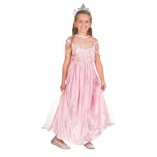 Déguisement Princesse Rose Enfant - Robe Longue Paillettes