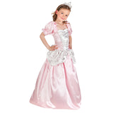 Costume Princesse Rose Luxe Fille - Déguisement Conte de Fées