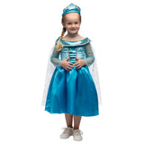 Déguisement Princesse Reine des Neiges Fille - Cape et Tiare