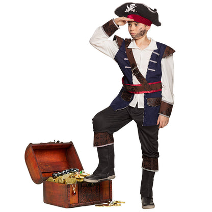 Déguisement Pirate Enfant avec Accessoires - 10-12 ans