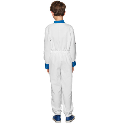Déguisement Astronaute Enfant Blanc et Bleu Réaliste