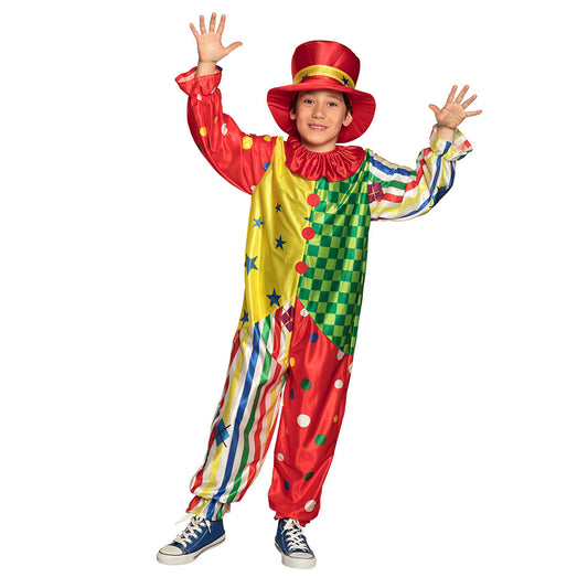 Déguisement Clown Enfant - Costume Coloré Cirque Festif