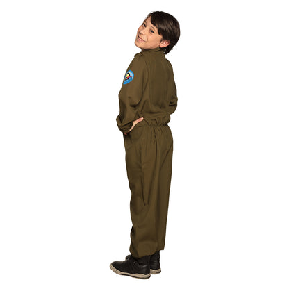 Combinaison Pilote Militaire Enfant - Déguisement Armée