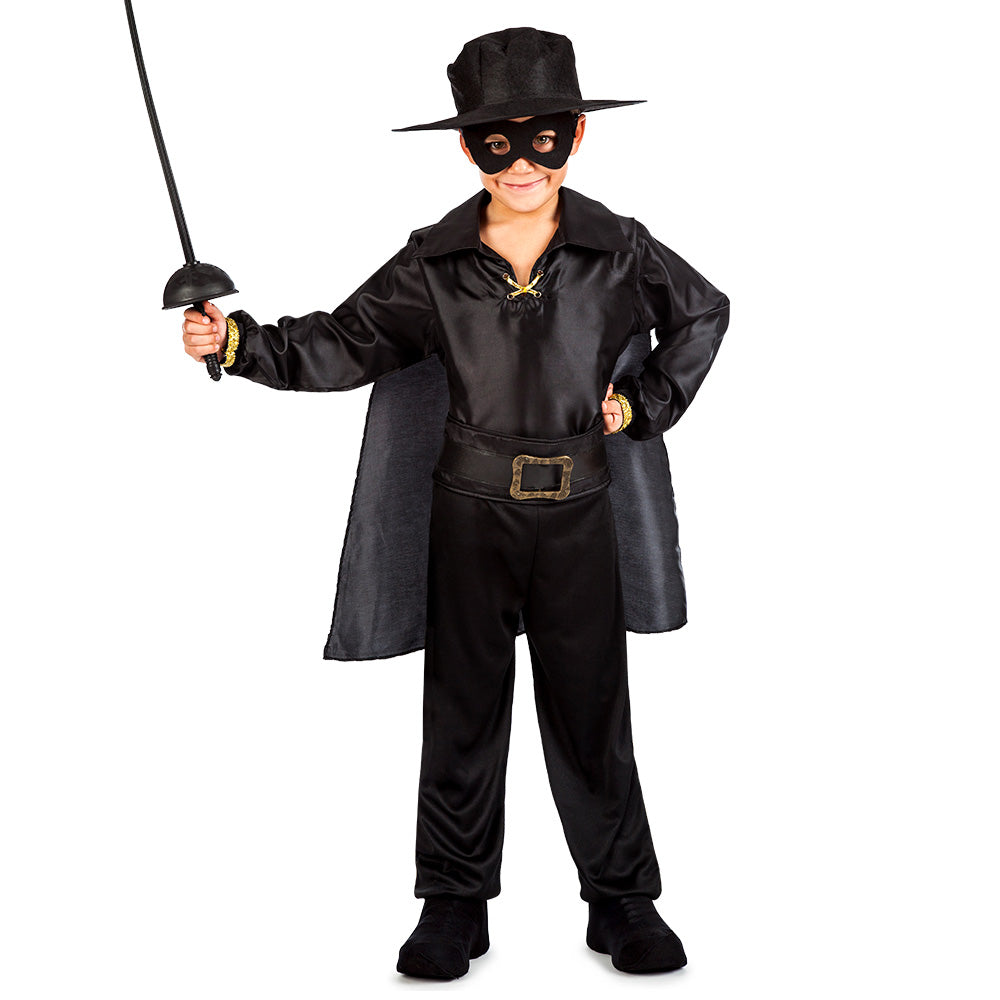 Déguisement Zorro Enfant - Costume Classique avec Épée