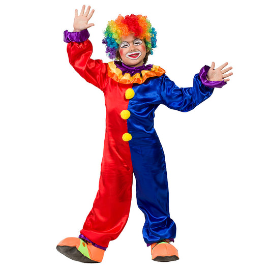 Déguisement Clown Enfant Complet - Arc-en-ciel Festif