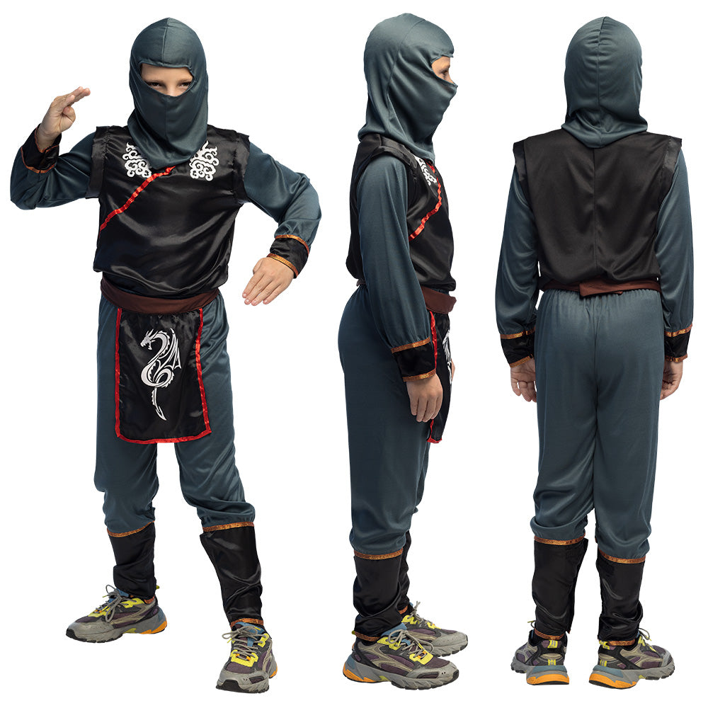 Déguisement Ninja Enfant - Costume Samouraï Complet avec Masque