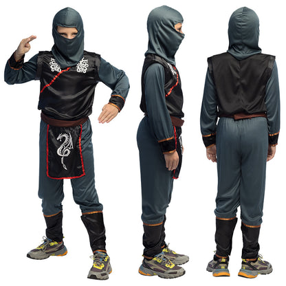 Déguisement Ninja Enfant - Costume Samouraï Complet avec Masque