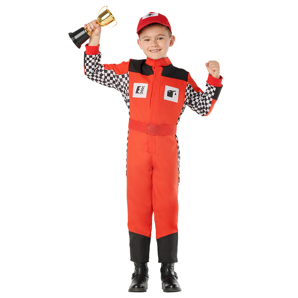 Déguisement Pilote de Course Enfant - Costume Racing F1