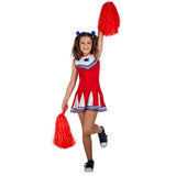 Déguisement Cheerleader Enfant - Costume Pom-Pom Girl Complet