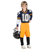 Déguisement Joueur de Football Enfant - Jersey n°10 Bleu et Orange