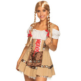 Costume Bavarois Femme - Robe Dirndl Traditionnelle Tyrolean